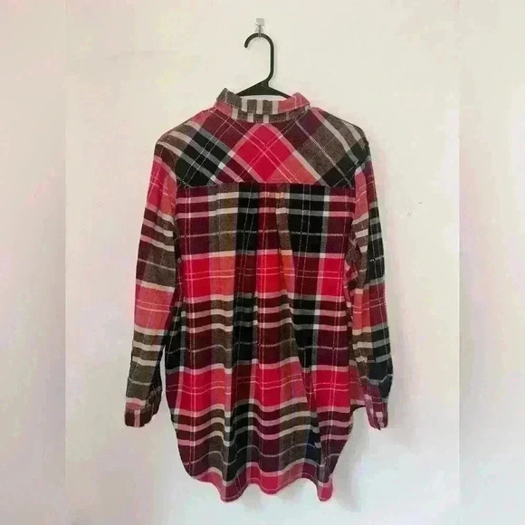 Urban Outfitters BDG Boyfriend Red Flannel - Picture 2 of 4